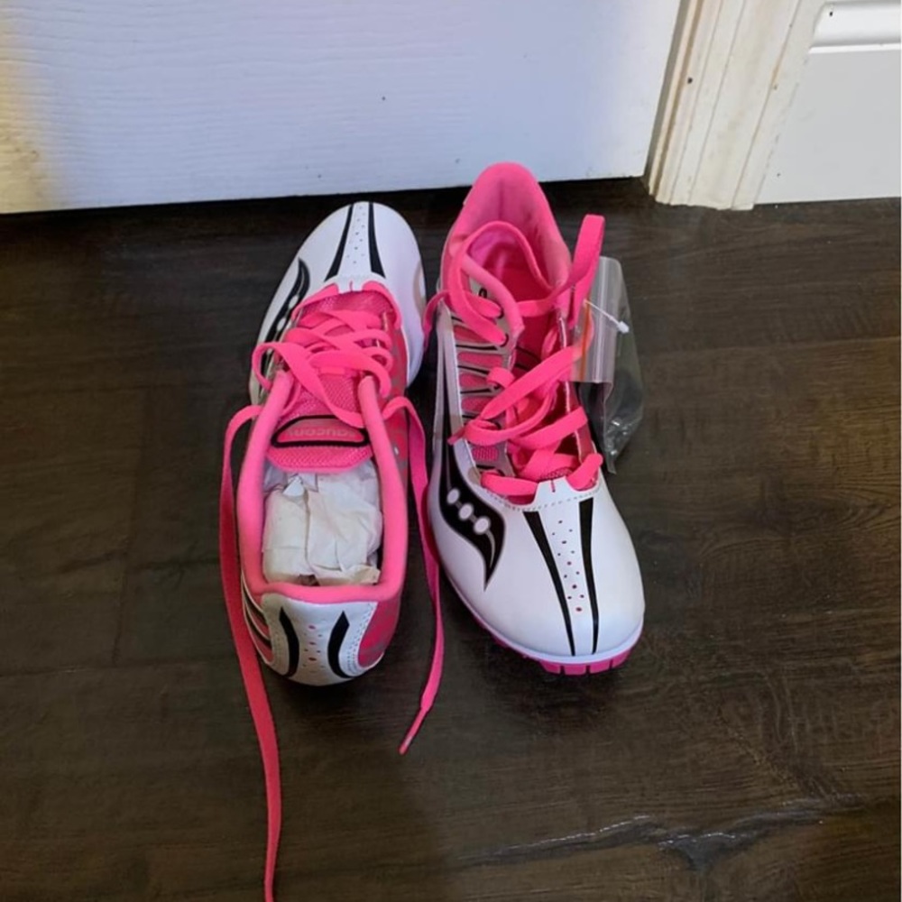 Track running shoes